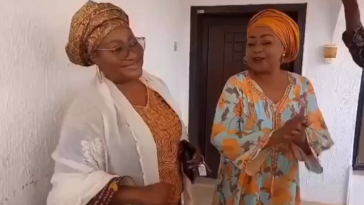 VIDEO: Oyetola’s wife leads APC supporters in victory dance after Tribunal ruling
