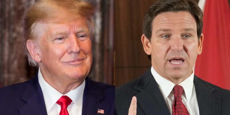 Trump says DeSantis running for president would be ‘a great act of disloyalty’