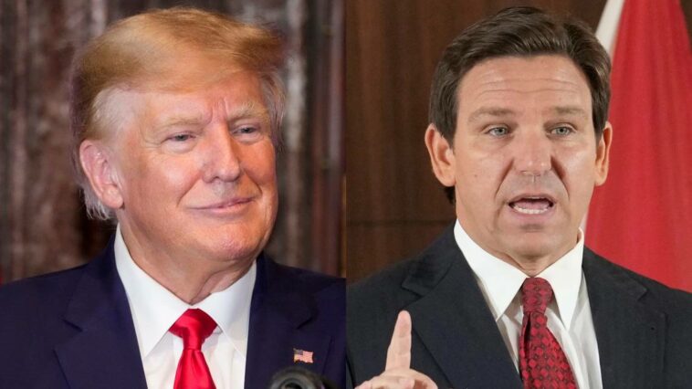 Trump says DeSantis running for president would be ‘a great act of disloyalty’