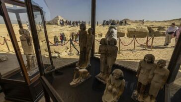 Egypt unveils ancient king's 'secret keeper' tomb and a gold-laced mummy