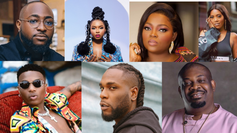 7 most-followed Nigerian celebrities on Instagram