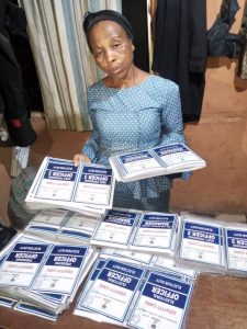 53-year-old woman arrested with 550 INEC materials in Lagos