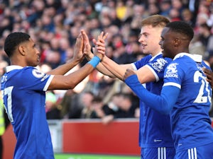 Harvey Barnes goal earns Leicester a point at Brentford