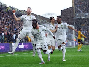 Leeds United boost survival hopes with thrilling win at 10-man Wolverhampton Wanderers