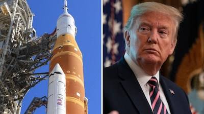 Trump unveils nuclear-powered Mars spacecraft