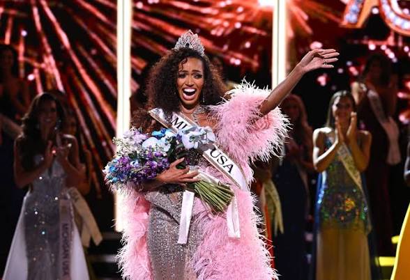 Mother of two becomes first mom to be crowned Miss USA