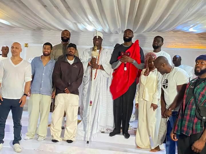 Ooni welcomes NBA star Jaylen Brown, names him Babatunde