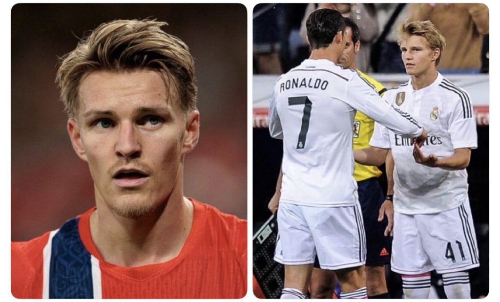 Martin Odegaard reveals Cristiano Ronaldo’s impact during Real Madrid days