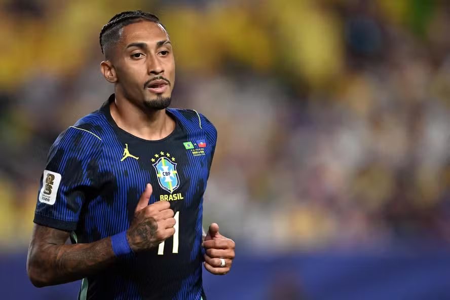 Raphinha subbed off at halftime due to injury vs Australia