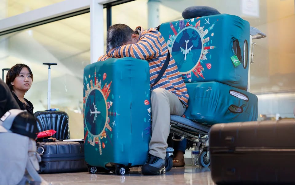 Flights grounded across Britain