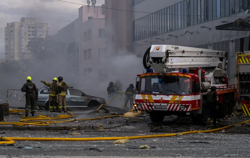 Russian daytime strikes kill five in Kyiv, including Israeli teen