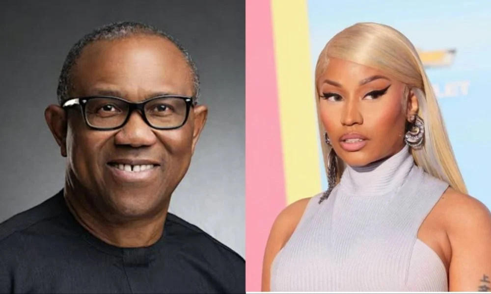 ‘Americans are watching’: Nicki Minaj’s repost of Peter Obi’s post draws reactions