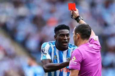 Coventry’s Awoniyi sees red for ‘ridiculous’ elbow against Brighton