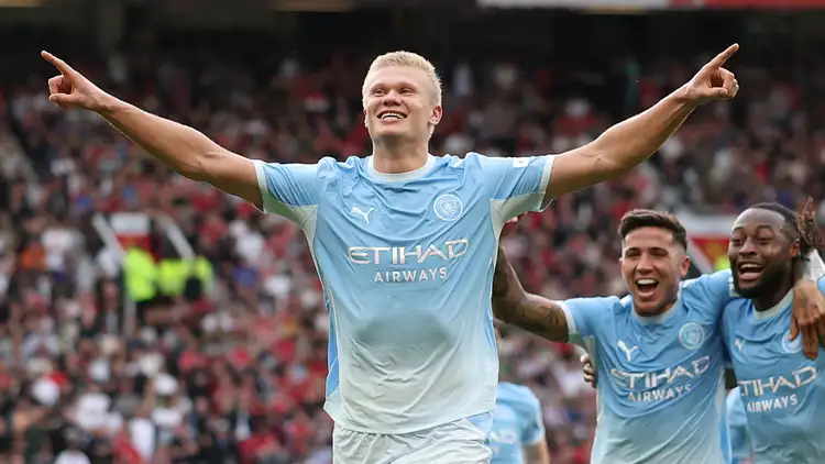 Haaland overtakes Rooney and Aguero as Man City down United in derby