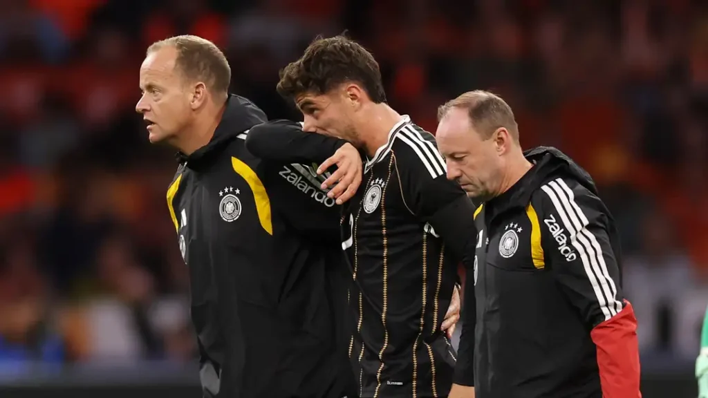 Arsenal’s Kai Havertz suffers hamstring injury on Germany duty