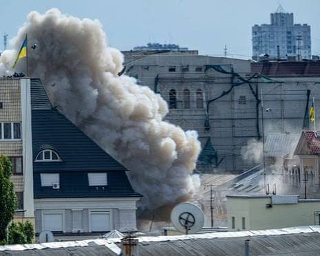 Russia hits Ukraine’s intelligence headquarters…