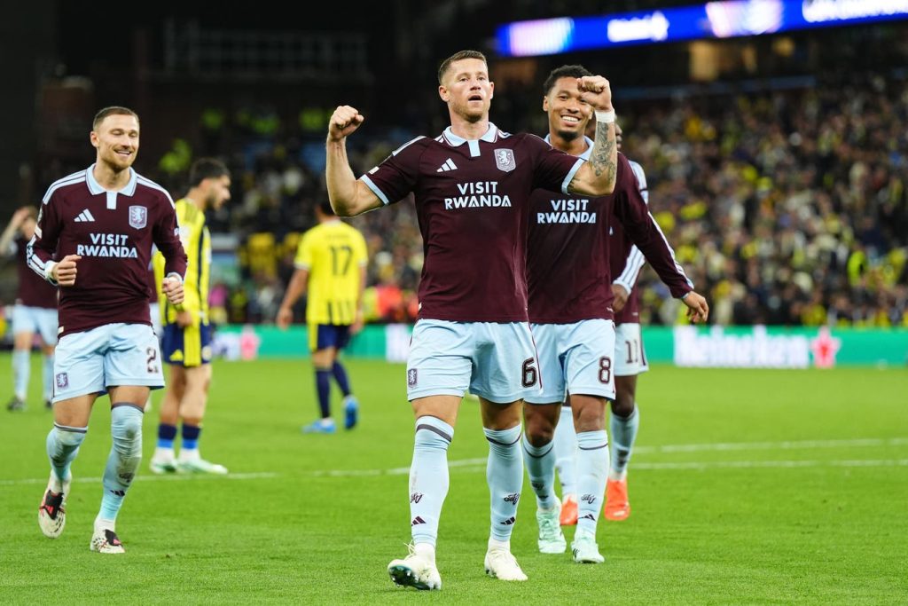 Aston Villa thrash Fenerbahce 6-0 as Jackson scores brace in Champions League