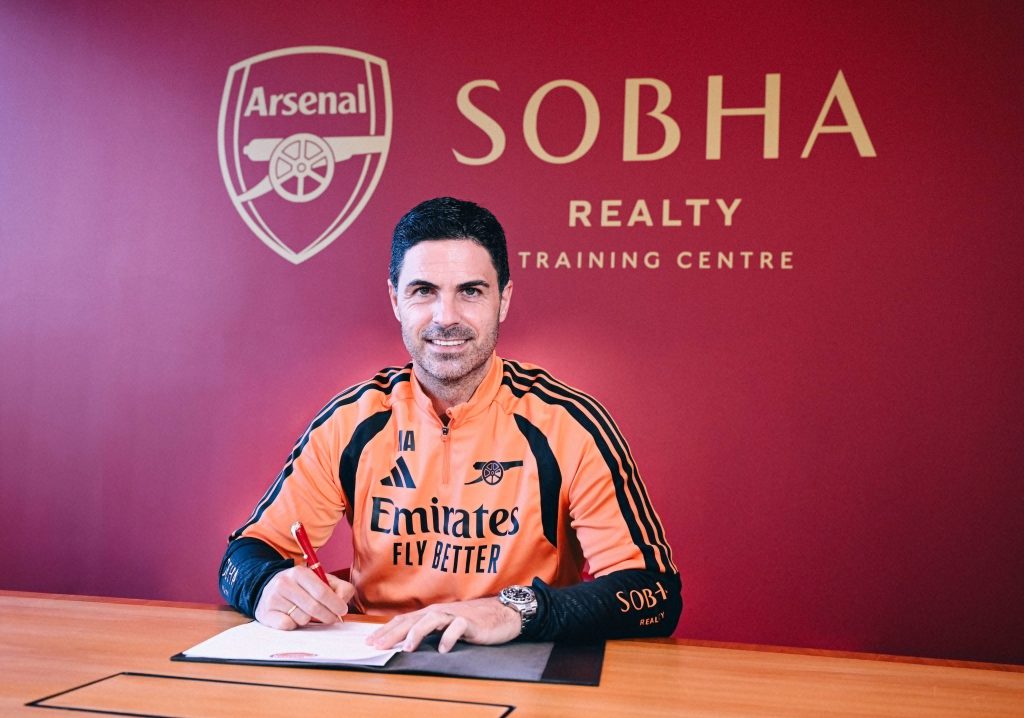 Mikel Arteta signs new Arsenal contract until 2030