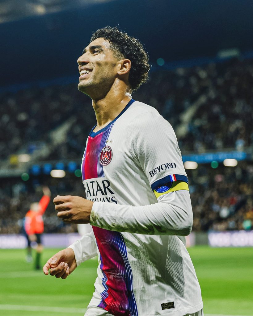Achraf Hakimi scores first career hat-trick as PSG thrash Le Havre 5-1