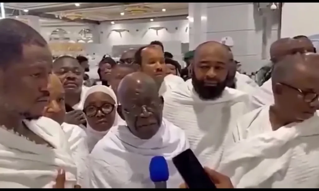 Video: Tinubu lands in Jeddah for Umrah pilgrimage