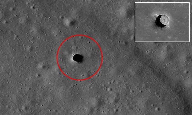 NASA targets mysterious hole on moon in hunt for vast underground cave…