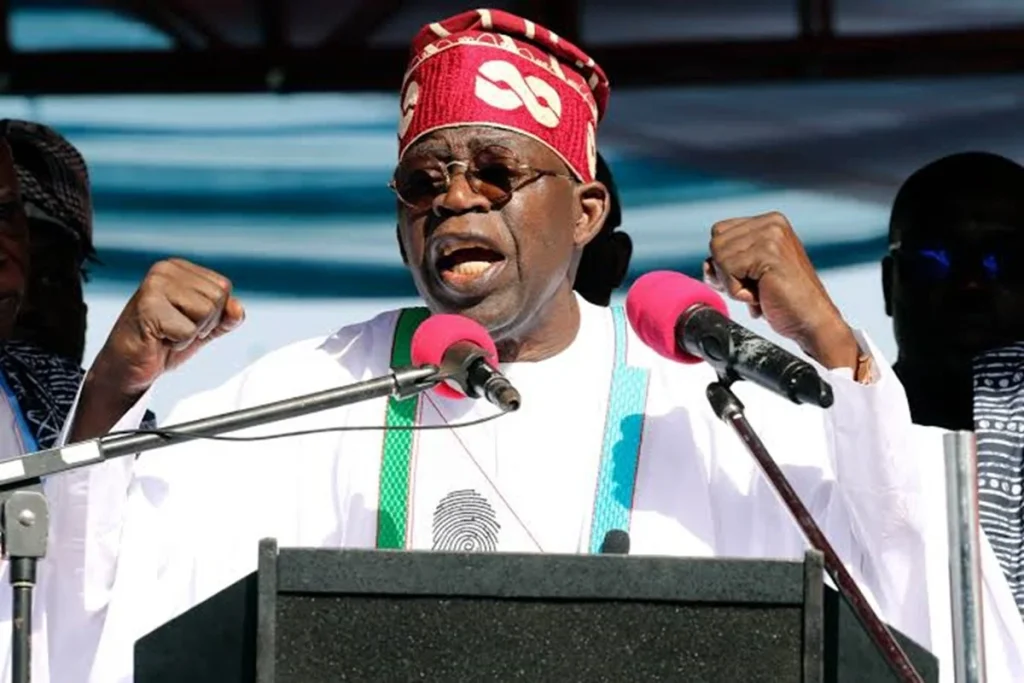 “Tinubu must go” movement protests in Kano, accuses police of denying access to venue