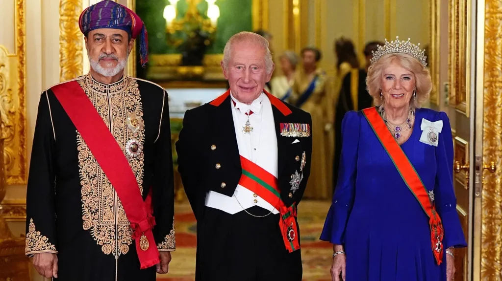 King Charles praises Oman’s “noble efforts” on Strait of Hormuz shipping route