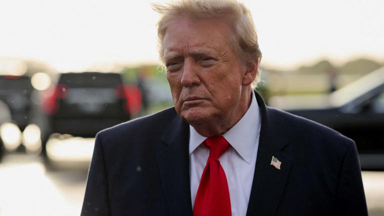 Trump appears with new facial bruise as health speculation grows