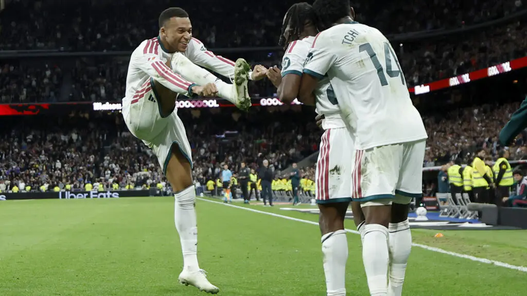 Kylian Mbappé double powers Real Madrid to 4-1 rout over Sevilla