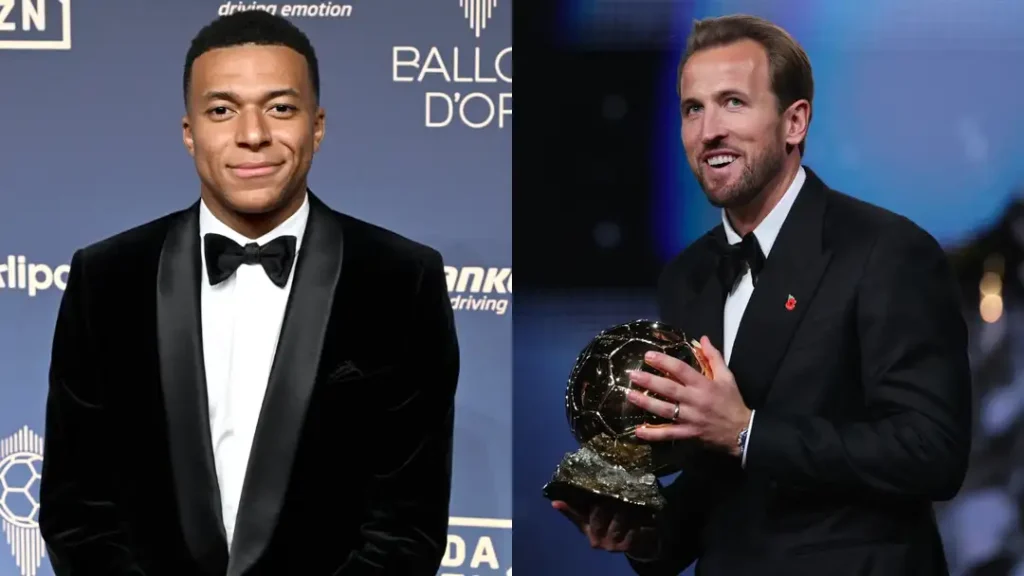 Dramatic Ballon d’Or vote saw Harry Kane edge Kylian Mbappé by “tiniest of margins”