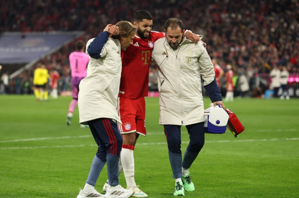 Saibari and Gnabry forced off injured during Bayern’s showdown with Dortmund
