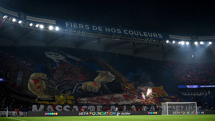 Barcelona report PSG to UEFA over ‘offensive’ Halloween tifo