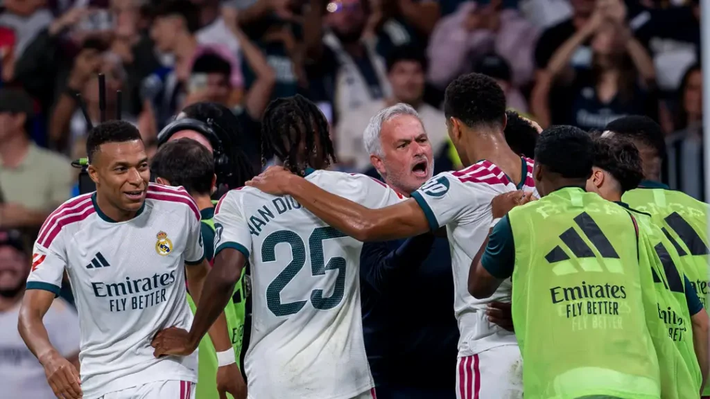 Mourinho hails beautiful win as Mbappé Panenka caps Real Madrid’s 4-1 Sevilla rout
