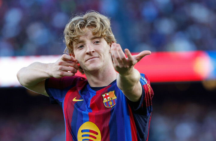 Gordon opens Barcelona account as Vinicius sees red and Bayern make Bundesliga history